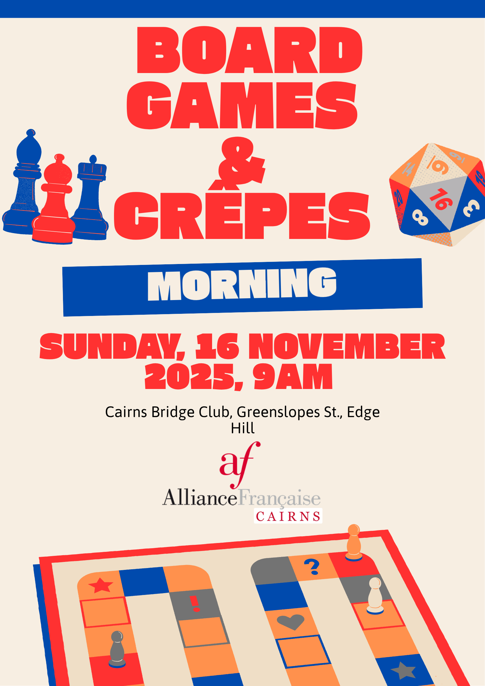 Morning of Board Games and Crepes