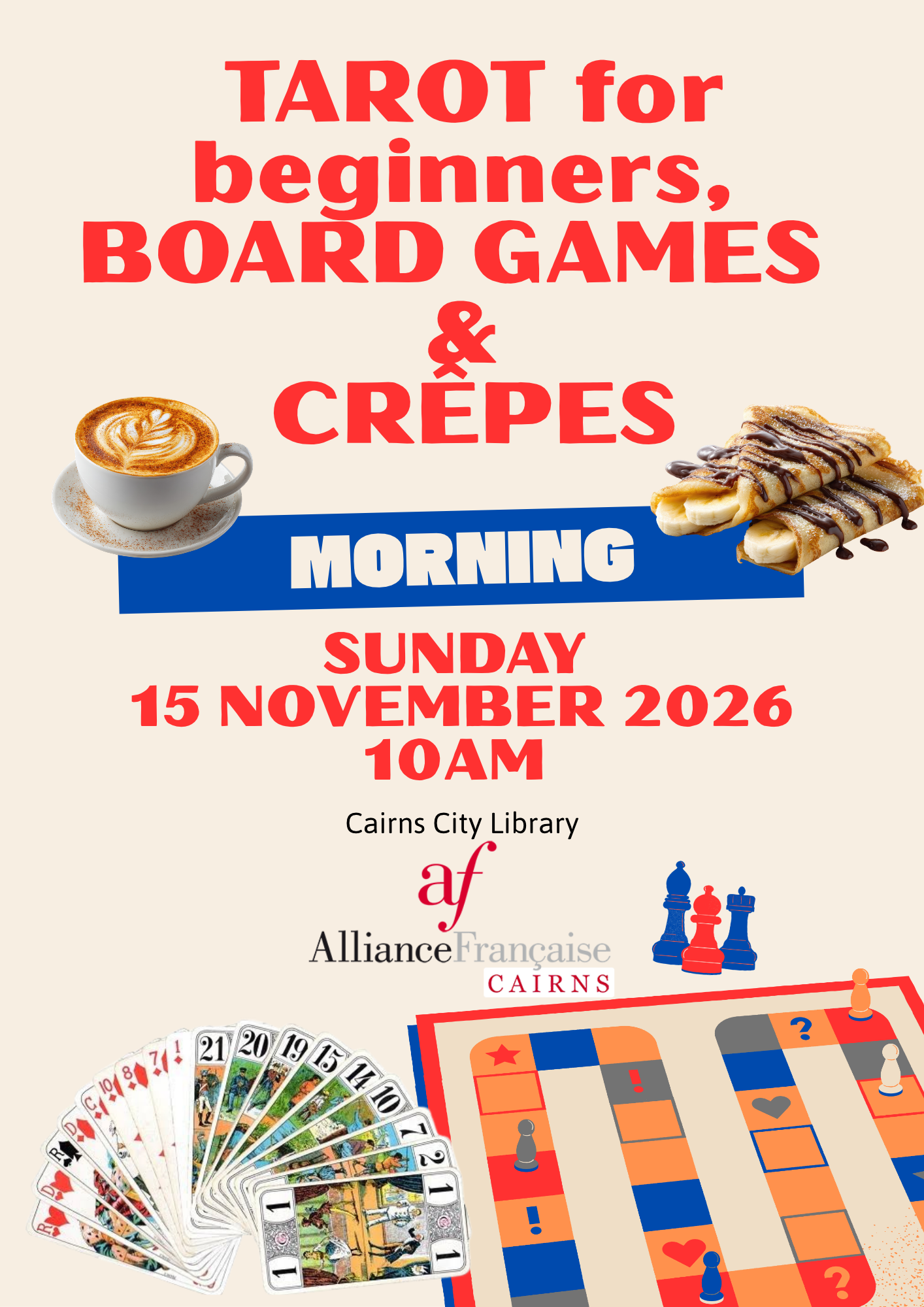 Tarot for Beginners, Board Games and Crêpes